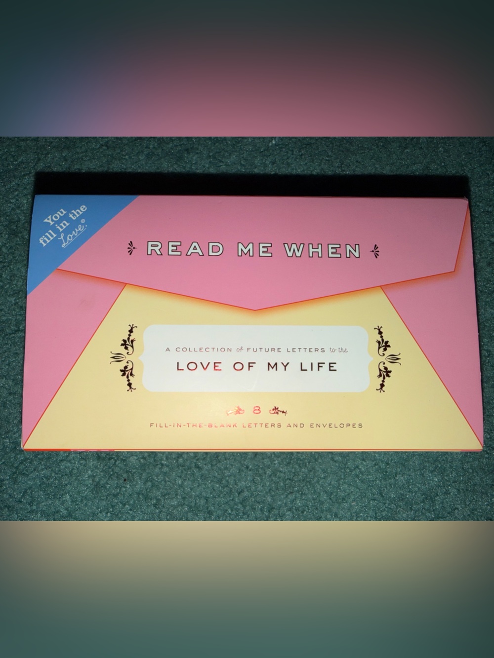 Read Me When Fill-in Letters Set — Love of my Life